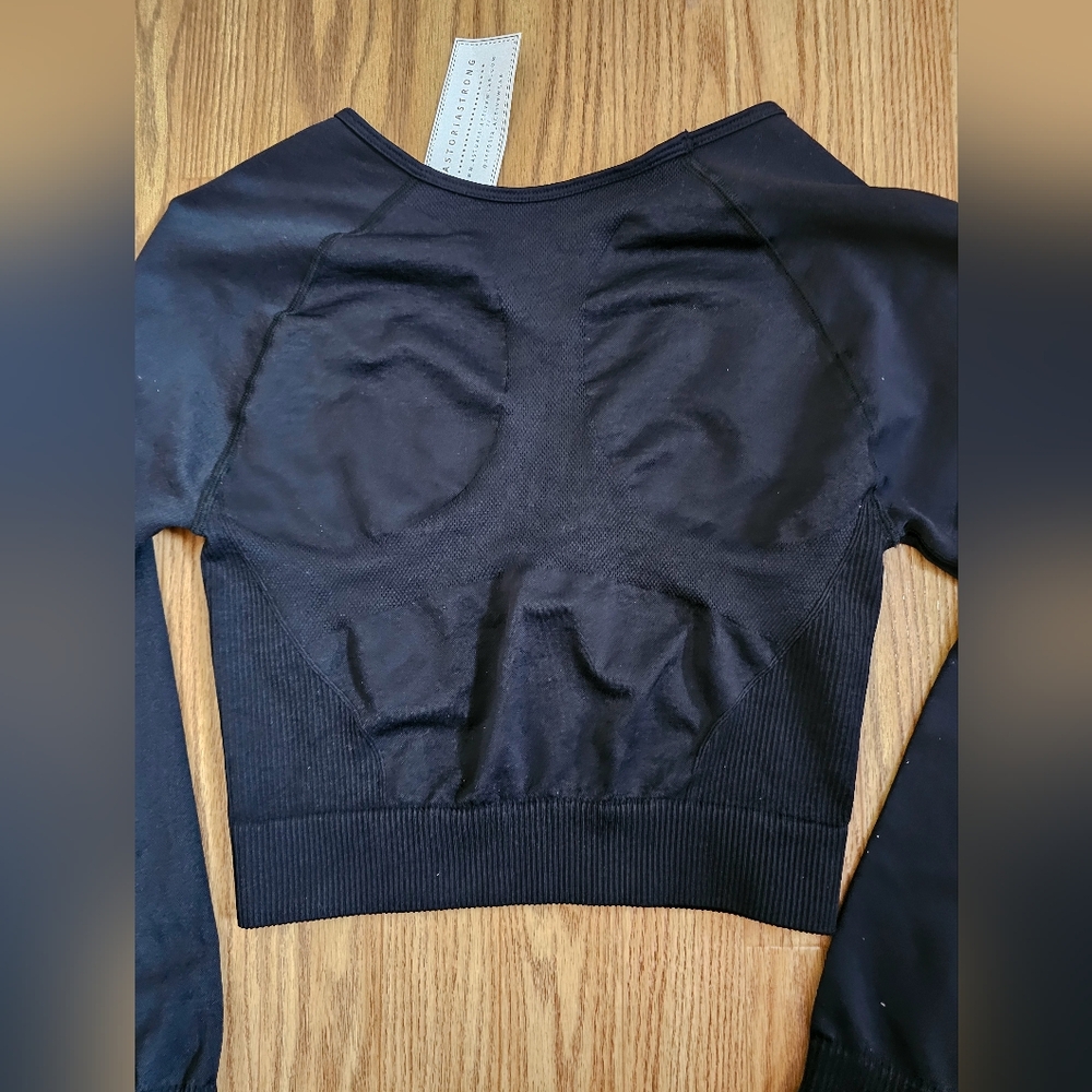 Astoria Activewear Black Workout Top | Women’s Athletic Tank Gym Fitness NWT - Picture 5 of 9